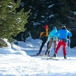 Ski de fond au Grand Coin. Plan des pistes, domaine skiable nordique, séjour ski et location de vacances.