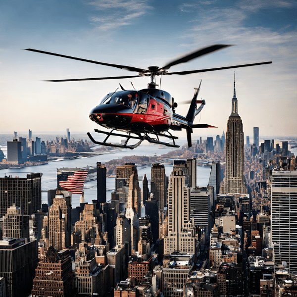 survol de New-York en hélicopètre offrir cadeau