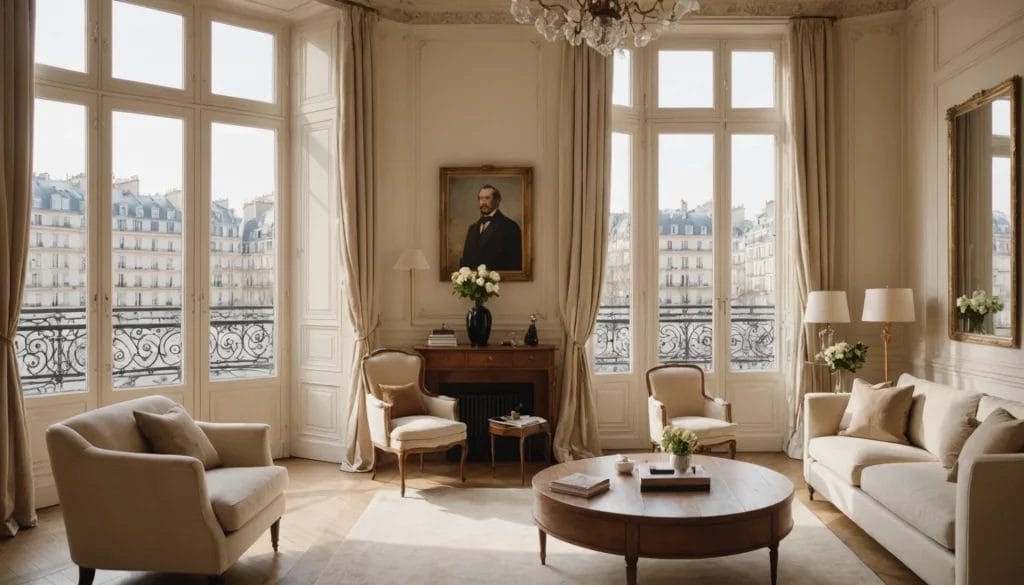 logement haussmanien au coeur de Paris