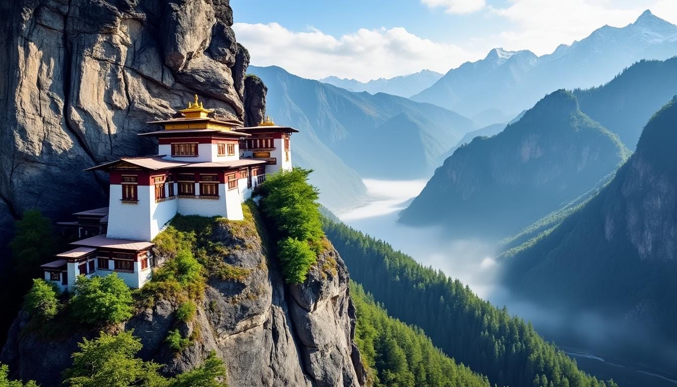 découvrez le bhoutan, le royaume des dragons, où montagnes majestueuses et traditions ancestrales s'entremêlent. explorez ses paysages préservés, sa philosophie du bonheur et ses monastères perchés, pour une expérience unique et enrichissante au cœur de l'himalaya.
