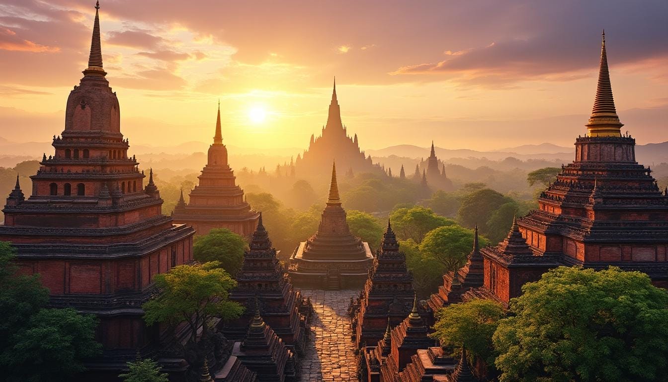 découvrez le myanmar, un pays riche en culture et en paysages à couper le souffle. explorez ses temples majestueux, ses traditions vibrantes et ses magnifiques paysages naturels, tout en apprenant sur son histoire fascinante et sa diversité ethnique.