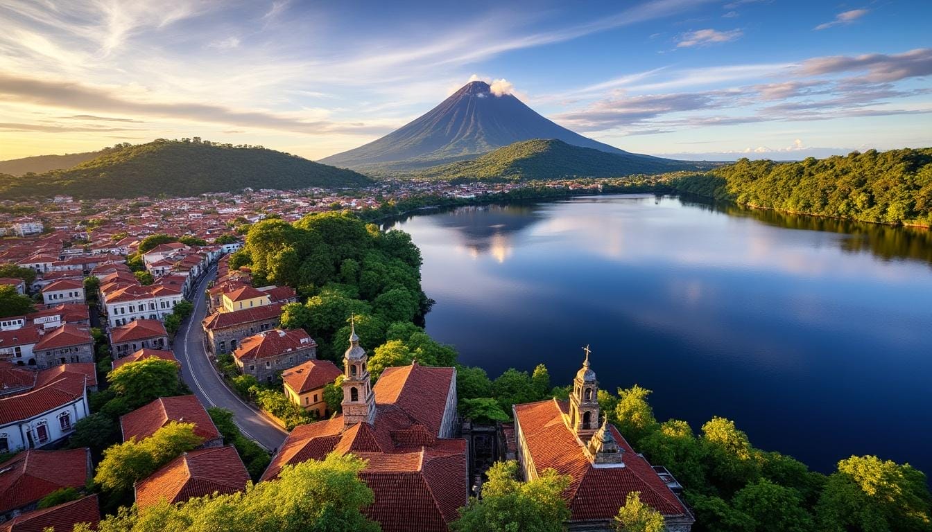 découvrez le nicaragua, un pays vibrant d'amérique centrale réputé pour ses paysages époustouflants, sa riche culture et ses plages de rêve. explorez les volcans majestueux, les lacs sereins et l'authenticité des villes coloniales, tout en savourant la délicieuse cuisine locale. le nicaragua vous attend pour une aventure inoubliable!