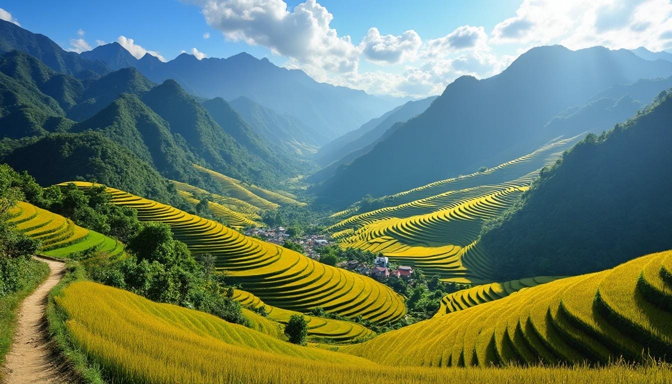 découvrez le vietnam, un pays aux paysages époustouflants et à la riche culture. de ses rizières en terrasses à ses villes animées, plongez dans une aventure inoubliable au cœur de l'asie du sud-est.